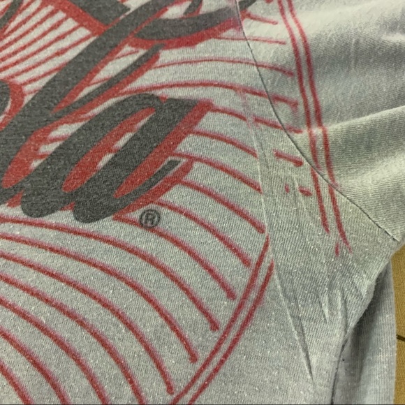 Retro Coca-Cola tee Paris Eiffel Tower mens Small - Picture 6 of 7